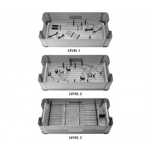 Micro Surgical Instrument Set Sterilization Case