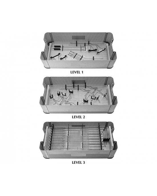 Micro Surgical Instrument Set Sterilization Case
