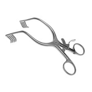 Angled Adson Cerebellar Retractors