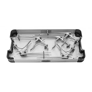 Thin Footplate Kerrison Open Up Sterilization Tray