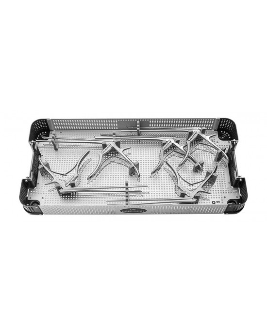 Thin Footplate Kerrison Open Up Sterilization Tray